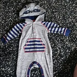 Racoon one piece outfit